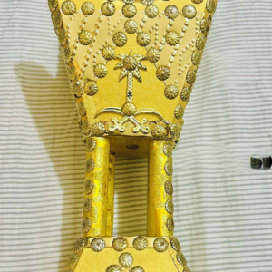 Golden wooden incense burner