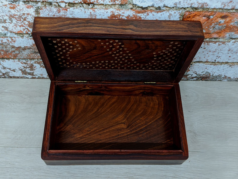 Handcrafted Wooden Jewelry Box by Pakistan's Handicraft-1