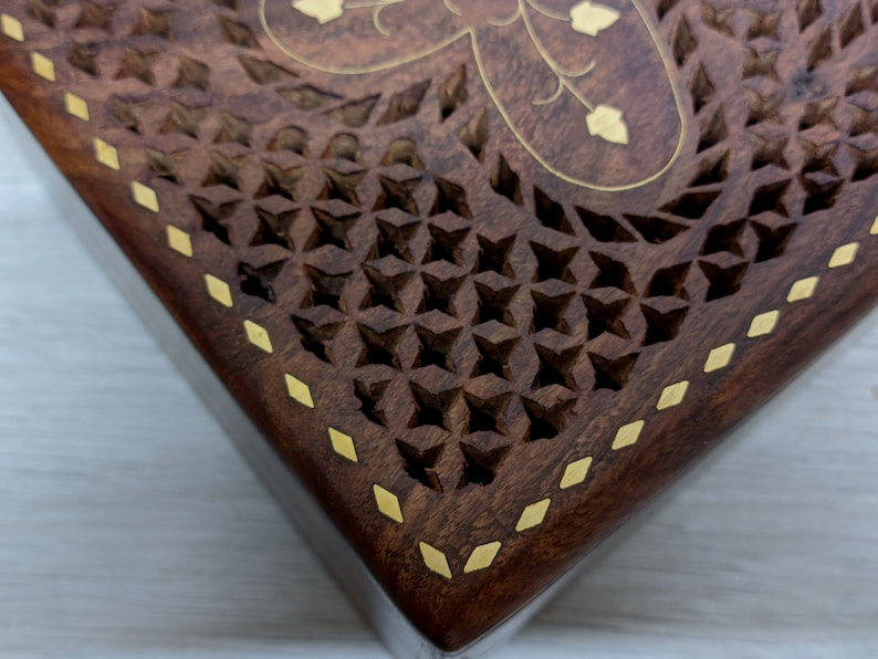 Handcrafted Wooden Jewelry Box by Pakistan's Handicraft-2