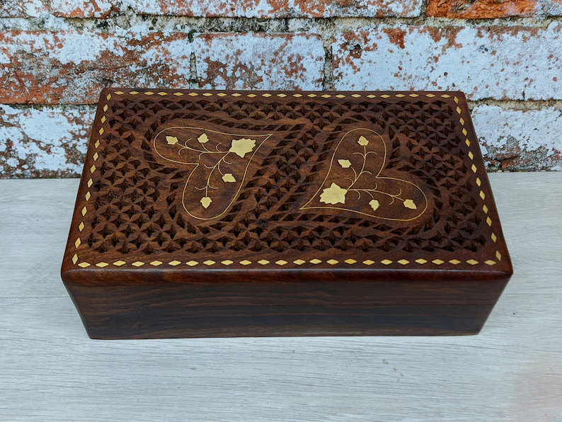 Handcrafted Wooden Jewelry Box by Pakistan's Handicraft-3