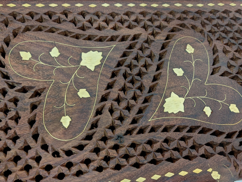 Handcrafted Wooden Jewelry Box by Pakistan's Handicraft-4