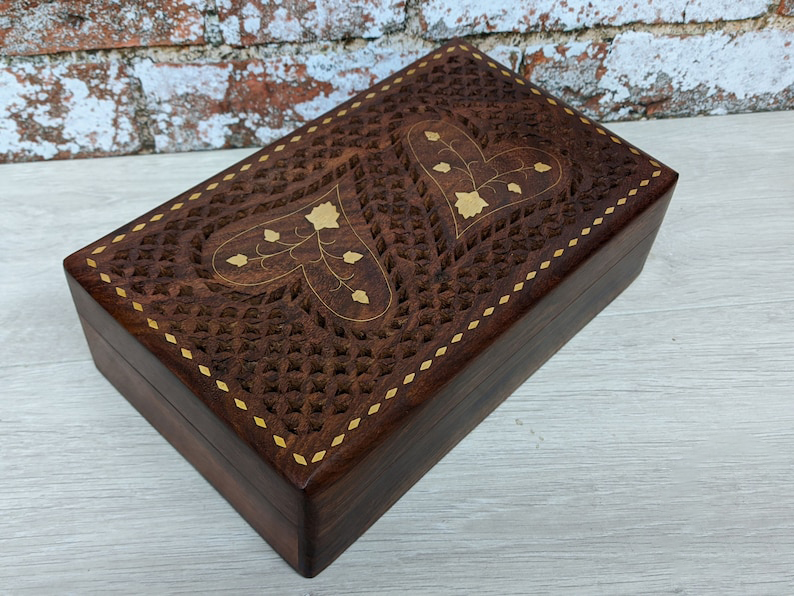Handcrafted Wooden Jewelry Box by Pakistan's Handicraft-5