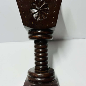 Tradition with our Brown Wooden Bakhoor Incense Burner