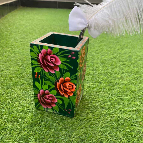 Flower Chamak Pati Pen Holder