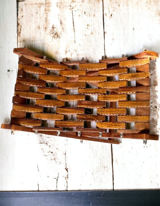 Elegant Foldable Wooden Stool-2