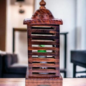 Premium Wooden Lamp Stripped