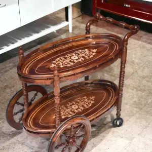 Solid Wood Tea Trolley