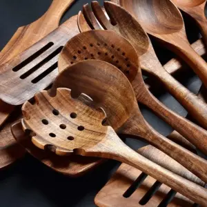 Wooden Spoons for Cooking,12 Pack