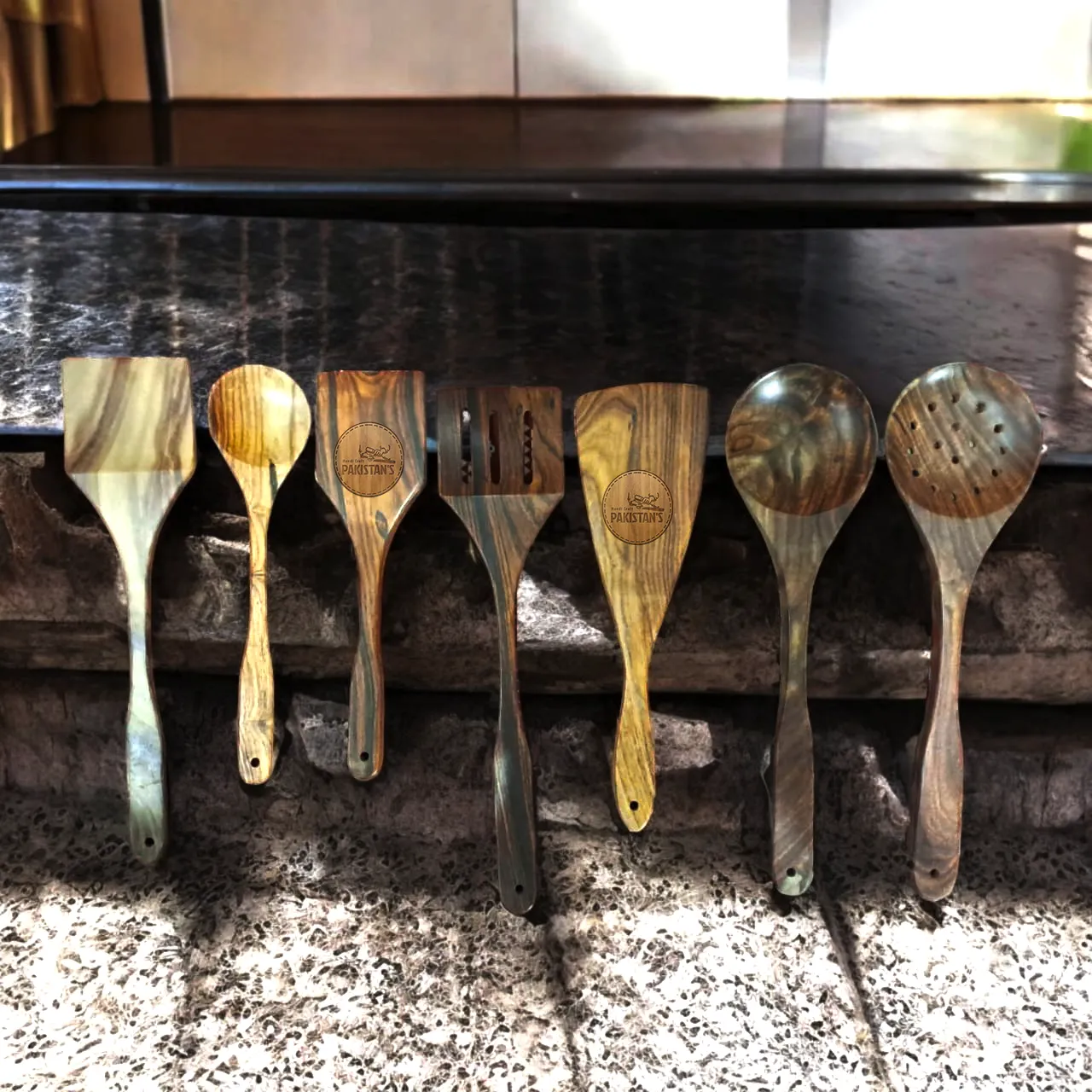 wooden spoon-with container wooden spoon with container