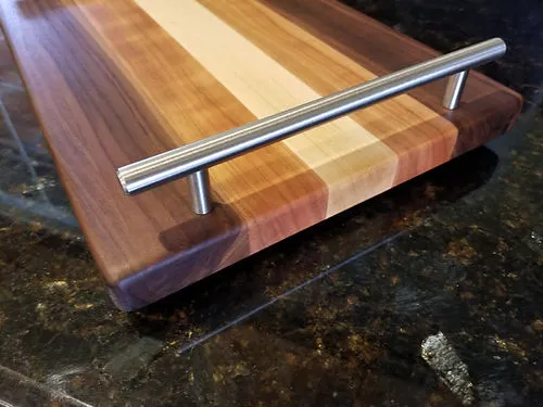 Customised Wooden serving trays with personalised brand person name-1